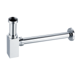 Balneo Syfon umywalkowy mosiężny kwadratowy Chrom