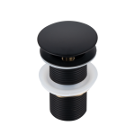 Balneo Korek umywalkowy mosiężny Klik Klak A bez przelewu Czarny