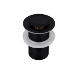 Balneo Korek umywalkowy mosiężny Klik Klak B bez przelewu Czarny