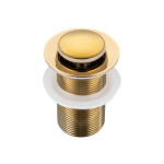 Balneo Korek umywalkowy mosiężny Klik Klak B bez przelewu Złoty