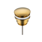Balneo Korek umywalkowy mosiężny Klik Klak D uniwersalny Złoty