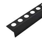 Balneo Listwa spadkowa podłogowa prawa 120 cm czarna