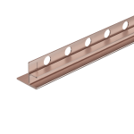 Balneo Listwa spadkowa do szkła lewa 120 cm miedziana