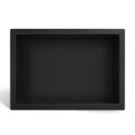 WALL-BOX ONE Black Półka wnękowa ze stali nierdzewnej czarna 30x20x10 cm