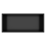 WALL-BOX ONE Black Półka wnękowa ze stali nierdzewnej czarna 45x20x10 cm