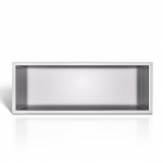 WALL-BOX ONE Inox Półka wnękowa ze stali nierdzewnej 60x20x10 cm