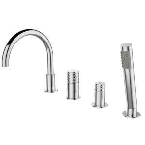 BATERIA WANNOWA CZTEROOTWOROWA OVE CHROM  