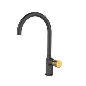 BATERIA ZLEWOZMYWAKOWA STOJĄCA OVE BLACK GOLD   