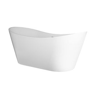 Wanna wolnostojąca Corsan E043 Nauti 160 cm z wykończeniem różowe złoto