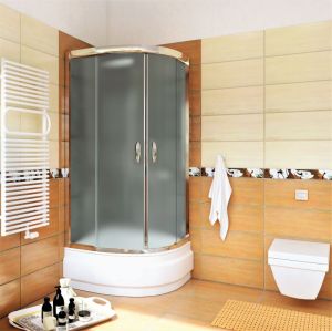 Kabina prysznicowa mrożona 80x80 EASY CLEAN NISKA 170 cm