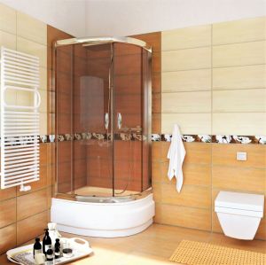 Kabina prysznicowa transparent 90x90 EASY CLEAN NISKA 170 cm