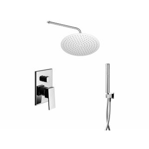 Prysznicowy zestaw podtynkowy Corsan CMZ026 chromowany