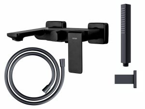 Zestaw wannowo prysznicowy Corsan CMZ056 Trino czarny