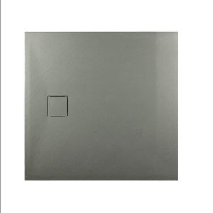 Brodzik Sea-Horse TOKYO NEO STONE kwadratowy 80x80cm wysokość 2,6cm SZARY