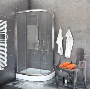 Kabina prysznicowa STYLIO 90x90 transparent EASY CLEAN z POLSKIM brodzikiem