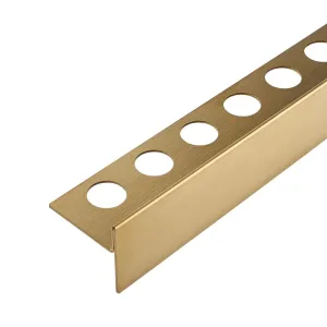 Balneo Listwa spadkowa podłogowa prawa 120 cm złota