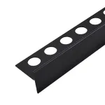 Balneo Listwa spadkowa podłogowa prawa 120 cm czarna