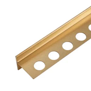 Balneo Listwa spadkowa podłogowa lewa 120 cm złota