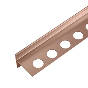 Balneo Listwa spadkowa podłogowa lewa 120 cm miedziana