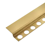 Balneo Listwa spadkowa podłogowa czołowa 130 cm złota