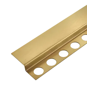 Balneo Listwa spadkowa podłogowa czołowa 130 cm złota
