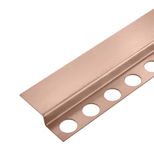 Balneo Listwa spadkowa podłogowa czołowa 130 cm miedziana