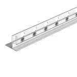Balneo Listwa spadkowa do szkła prawa 120 cm inox