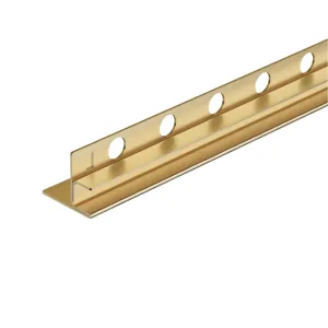 Balneo Listwa spadkowa do szkła lewa 120 cm złota