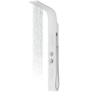 Panel prysznicowy ALTO  LED BIAŁY