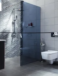 Kabina Prysznicowa Vertisso Noa 100x100 EASY CLEAN ŚCIANKA Grafitowa