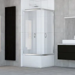 Kabina prysznicowa NISKA mrożona 90x90 EASY CLEAN