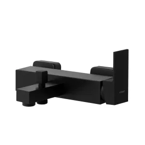 Bateria wannowo prysznicowa Corsan CMB3025BL Ango czarna z wylewką