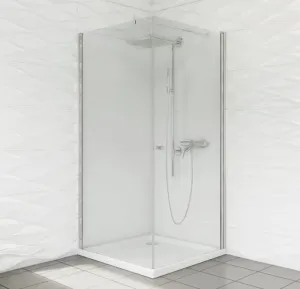 Nowoczesna kabina prysznicowa 90x90 + brodzik SLIM 2 cm