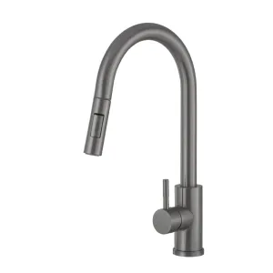 Bateria kuchenna Taru slim wyciągana wylewka gun grey