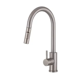 Bateria kuchenna Taru slim wyciągana wylewka inox