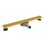 Slim & Low ProLine Gold Odpływ liniowy 60 cm złoty
