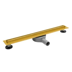 Slim & Low ProLine Gold Odpływ liniowy 60 cm złoty