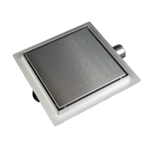 Balneo SQ-Drain Odpływ kwadratowy 15 x 15 cm dwustronny ze stali nierdzewnej szczotkowanej