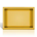WALL-BOX ONE Gold Półka wnękowa ze stali nierdzewnej złota 30x20x10 cm