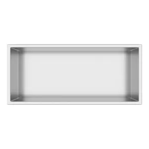WALL-BOX ONE Inox Półka wnękowa ze stali nierdzewnej 45x20x10 cm