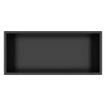 WALL-BOX ONE Black Półka wnękowa ze stali nierdzewnej czarna 45x20x10 cm