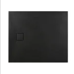 Brodzik Sea-Horse SOFIA NEO STONE prostokątny 120x90 wysokość 2,6cm CZARNY